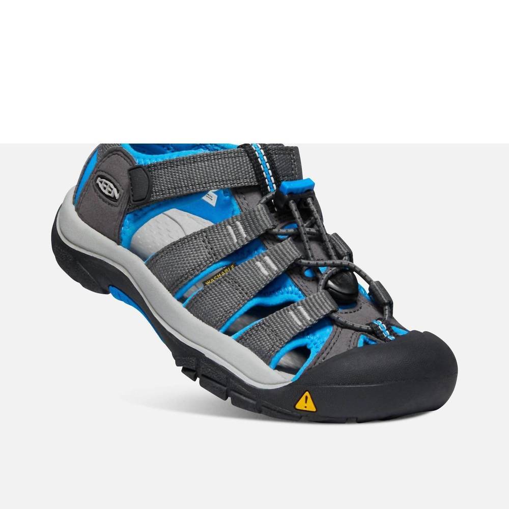 NEW KEEN boy's newport sandal in magnet/blue